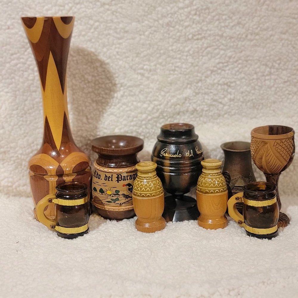 Wooden Assorted Knick knacks